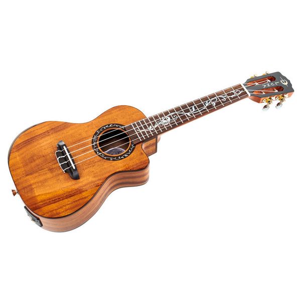 Luna Guitars Uke Vineyard Koa Bev. Conc PU