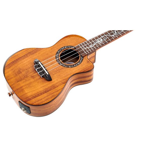 Luna Guitars Uke Vineyard Koa Bev. Conc PU