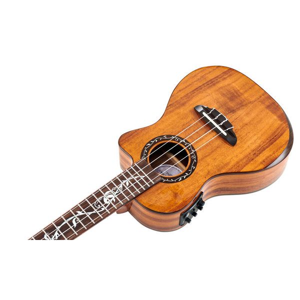 Luna Guitars Uke Vineyard Koa Bev. Conc PU