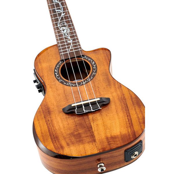 Luna Guitars Uke Vineyard Koa Bev. Conc PU