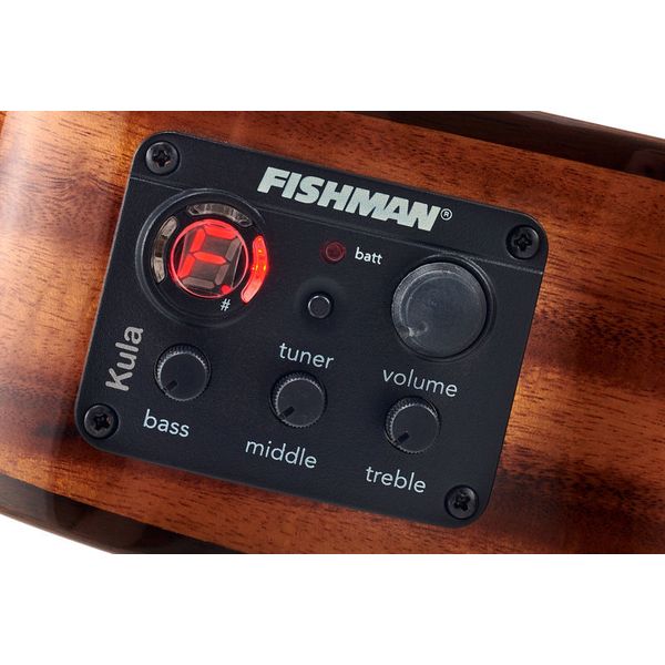 Luna Guitars Uke Vineyard Koa Bev. Conc PU