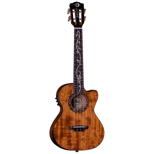 Luna Guitars Uke Vineyard Koa Bevel T PU
