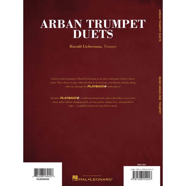Music Minus One The Arban Trumpet Duets