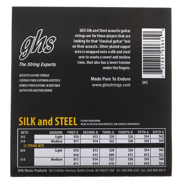 GHS Silk and Steel 345 010-042