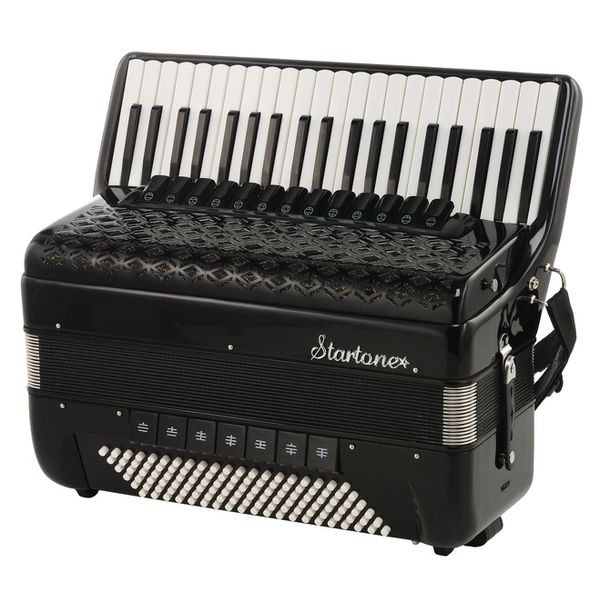 Startone Piano Accordion 120 IV Black