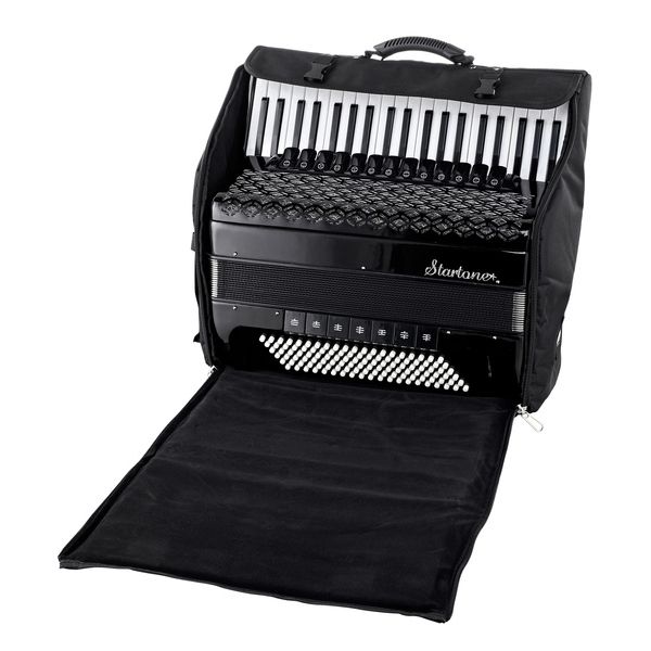 Startone Piano Accordion 120 IV Black