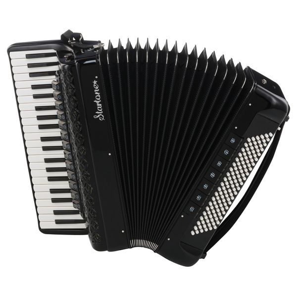 Startone Piano Accordion 120 IV Black