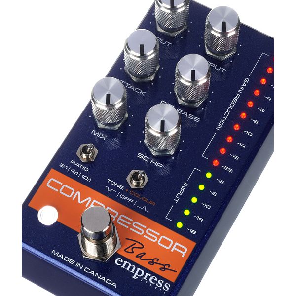 Empress Effects Bass Compressor Blue Spk