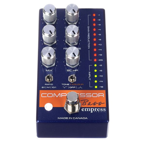 Empress Effects Bass Compressor Blue Spk