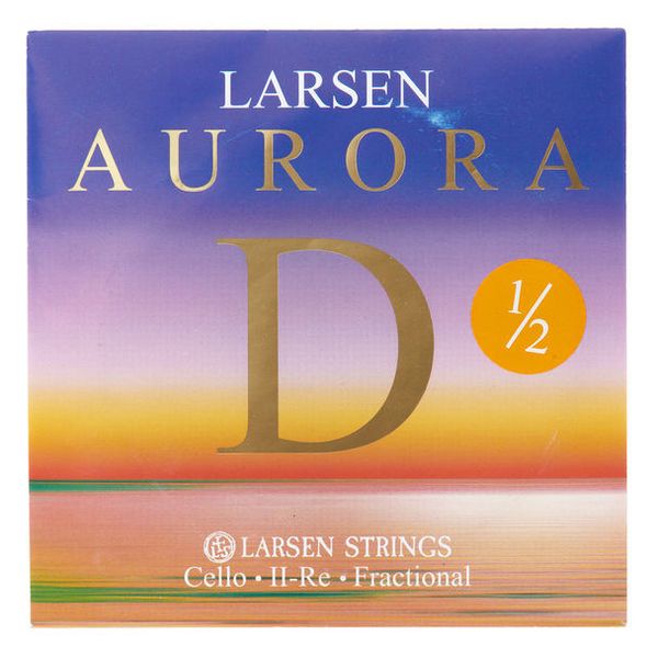 Larsen Aurora Cello D String 1/2 Med.