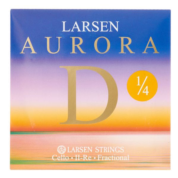 Larsen Aurora Cello D String 1/4 Med.
