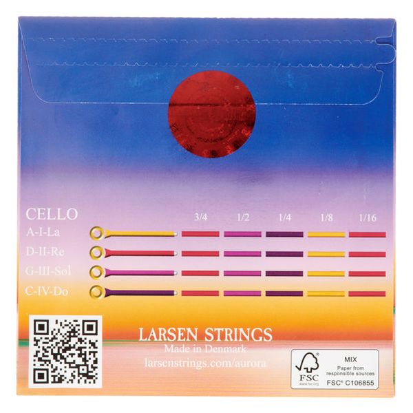 Larsen Aurora Cello D String 1/4 Med.