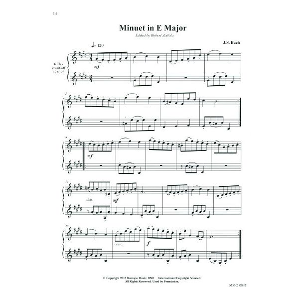 Music Minus One Bach Inventions Trumpet