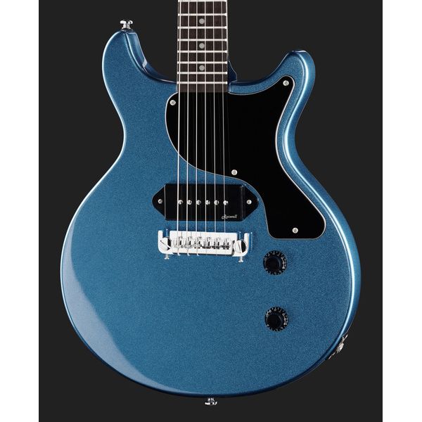 Harley Benton DC-Junior Pelham Blue w/Bag