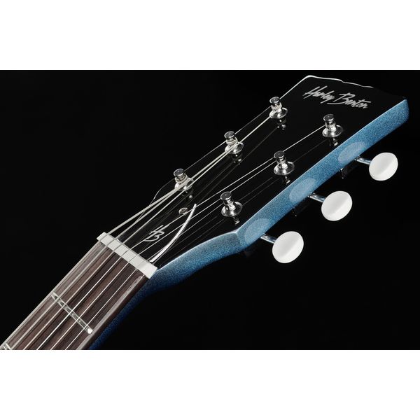 Harley Benton DC-Junior Pelham Blue Bundle
