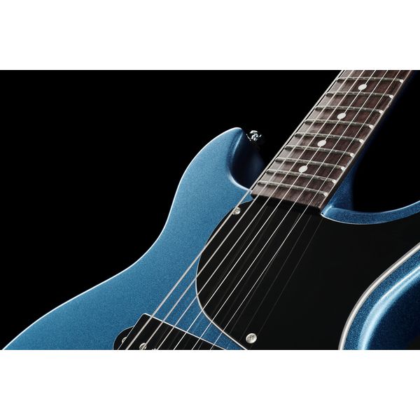 Harley Benton DC-Junior Pelham Blue Bundle