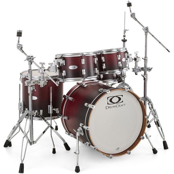 DrumCraft Series 6 Studio Red Fade