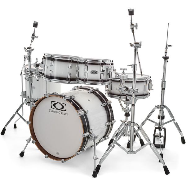 DrumCraft Series 6 Studio White Burst