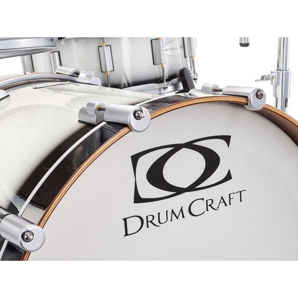 DrumCraft Series 6 Studio White Burst