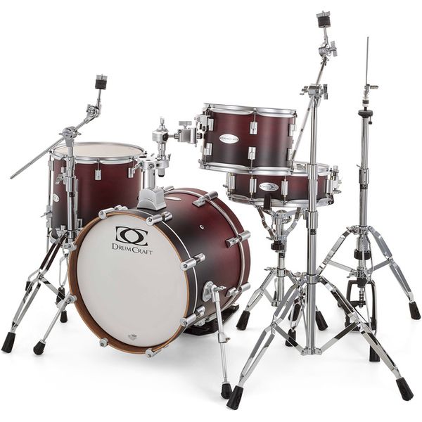 DrumCraft Series 6 Jazz Red Fade