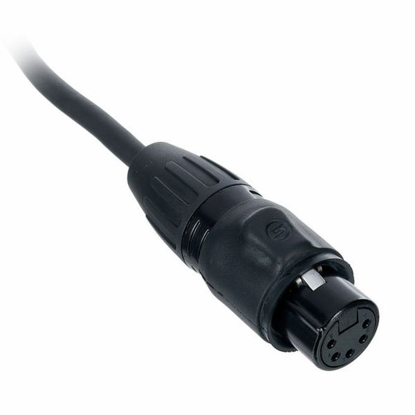Stairville PDC5BK IP65 DMX Cable 1m 5pin