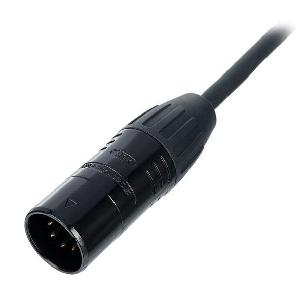 Stairville PDC5BK IP65 DMX Cable 2m 5pin