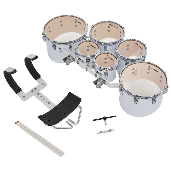 Thomann QT06 W Marching Sixt Tom Set