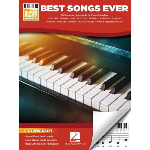 Hal Leonard Best Songs Ever Super Easy