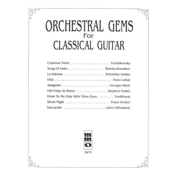 Music Minus One Orchestral Gems Guitar