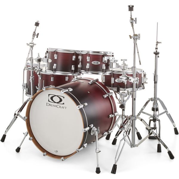 DrumCraft Series 6 2up 2down Red Fade