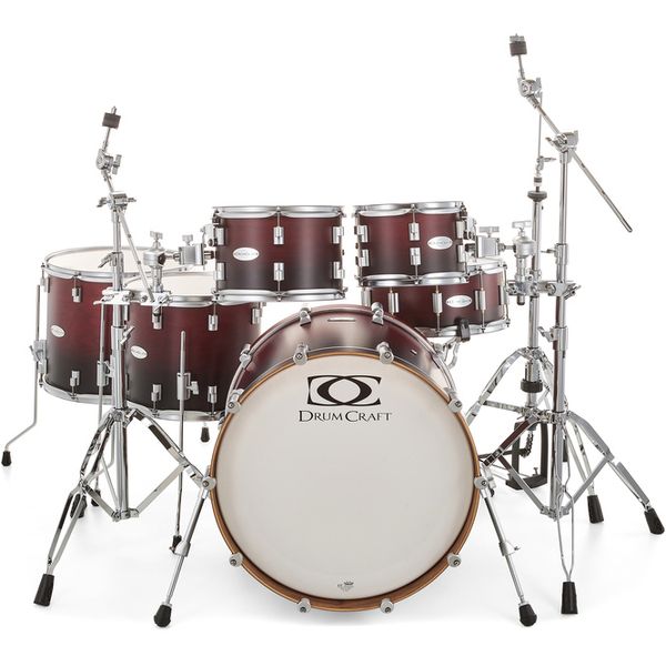 DrumCraft Series 6 2up 2down Red Fade