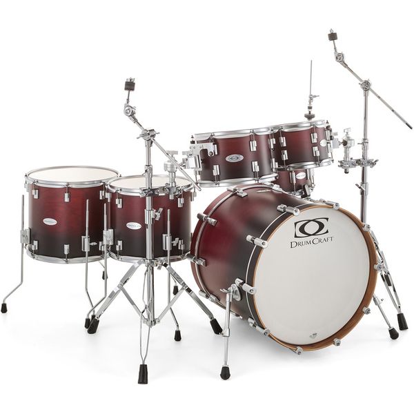 DrumCraft Series 6 2up 2down Red Fade