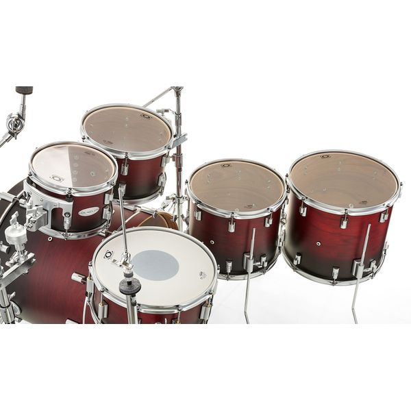 DrumCraft Series 6 2up 2down Red Fade