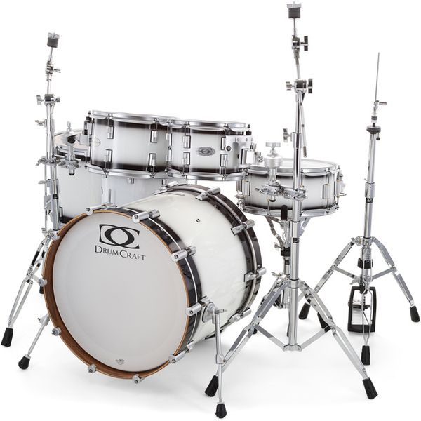 DrumCraft Series 6 2up 2down White Burst