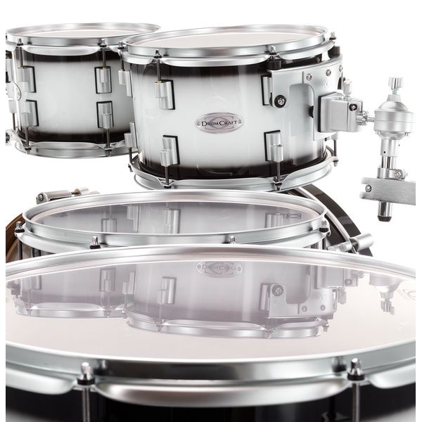 DrumCraft Series 6 2up 2down White Burst