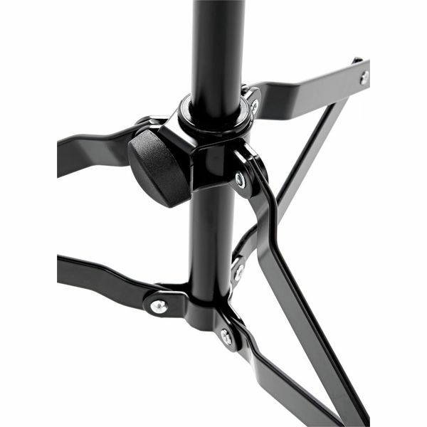 Kinsman Chrome Music Stand – Adjustable Height With Carry Bag | 3-Tier Steel Frame & Tilt-Back Desk