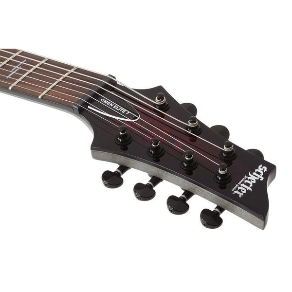 Schecter Omen Elite-7 Black Ch Burst