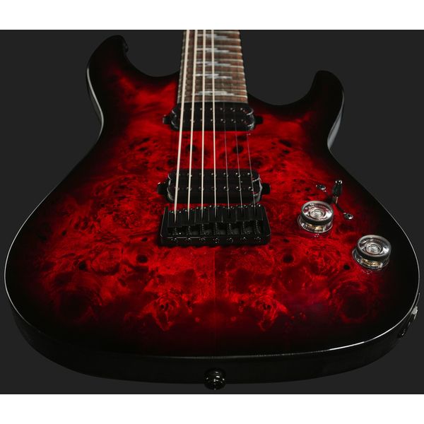 Schecter Omen Elite-7 Black Ch Burst