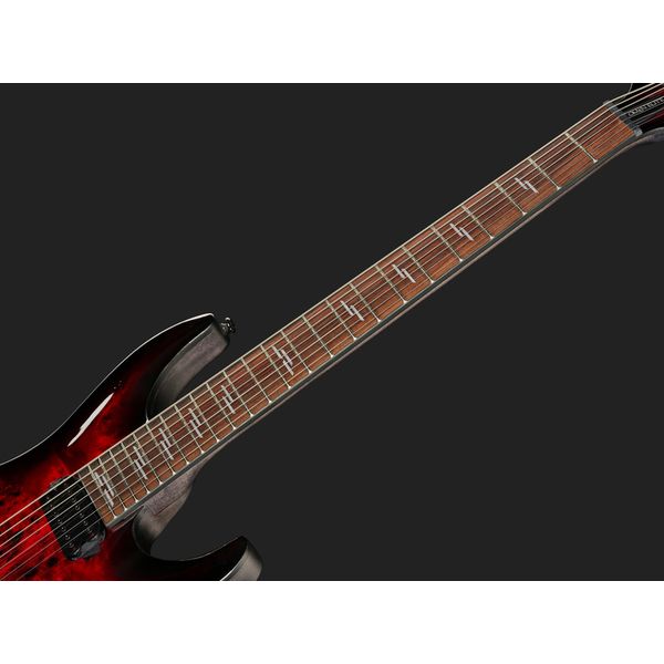 Schecter Omen Elite-7 Black Ch Burst