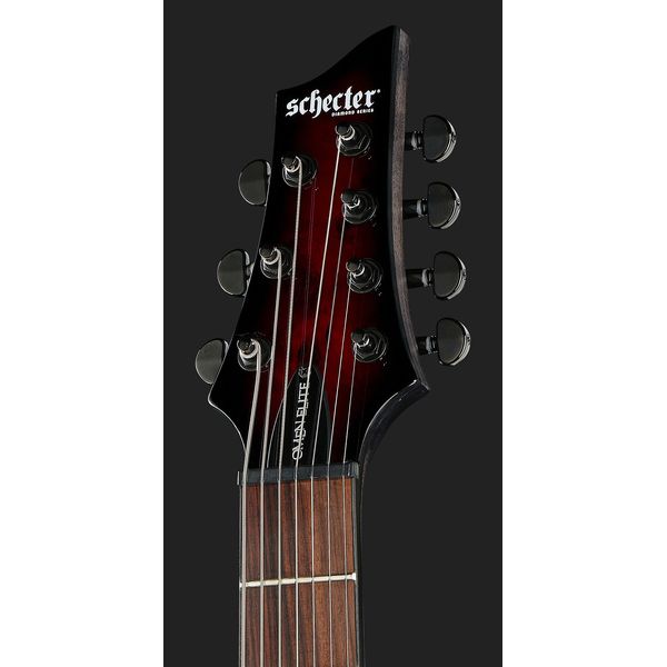 Schecter Omen Elite-7 Black Ch Burst