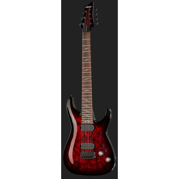 Schecter Omen Elite-7 Black Ch Burst