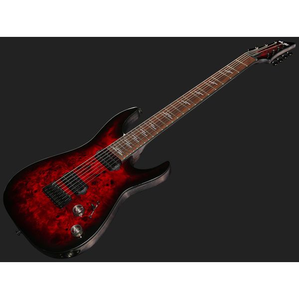 Schecter Omen Elite-7 Black Ch Burst