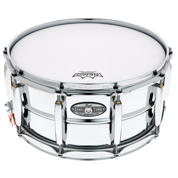 Pearl Sensitone Heritage Aluminum Alloy Snare Drum - 6.5 x 14-inch -  Brushed