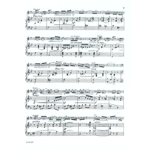 Alphonse Leduc Suite Romantique Alto Sax