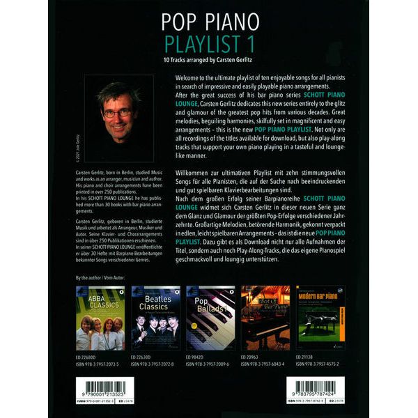 Schott Pop Piano Playlist 1