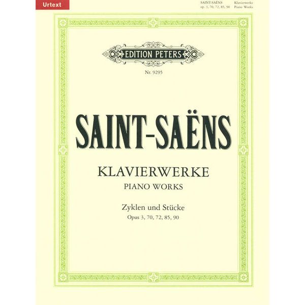 Edition Peters Saint-Saëns Klavierwerke