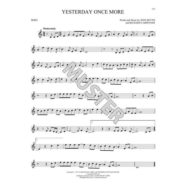 Hal Leonard 101 Beautiful Songs Horn
