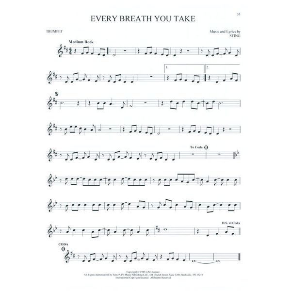 Hal Leonard 101 Beautiful Songs Trumpet