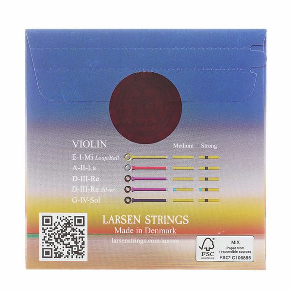 Larsen Aurora Violin E Steel Strong