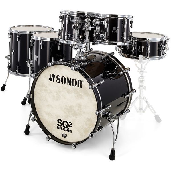 Sonor batterie 8toms, 1charleston, 4symballes et autres